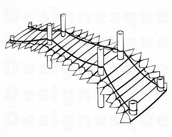 340x270 Bridge Silhouette Etsy