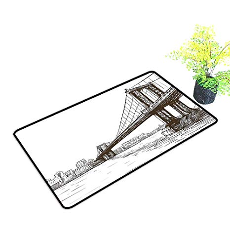 466x466 Gmnalahome Front Door Mat For Indoor Outdoor Entry Rug