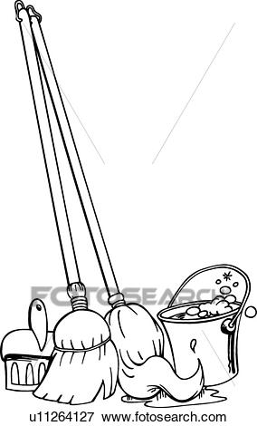 284x470 Collection Of 'broom Drawing' Download More Than Images