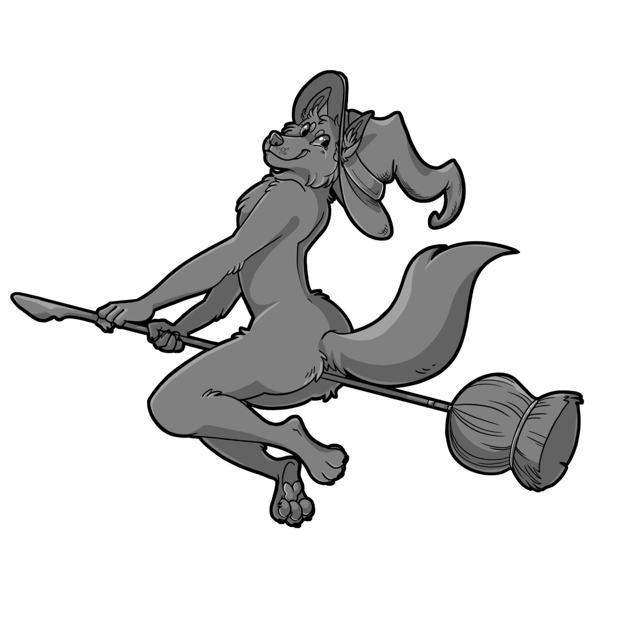 1280x1280 Drawing Witch Broom Sketch Transparent Png Clipart Free Download