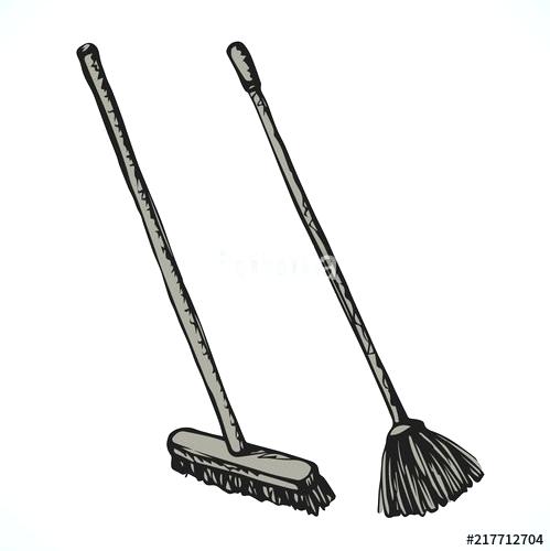 499x500 how to draw a broom broom vector drawing act broomball draw
