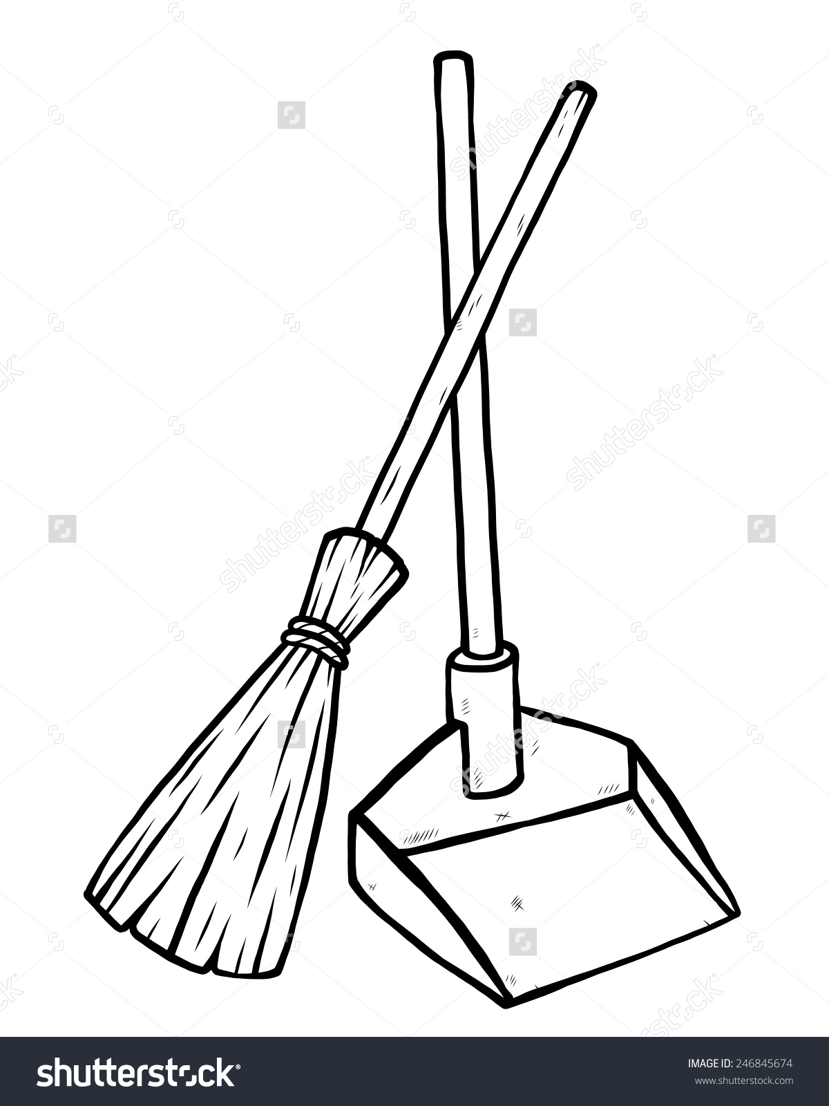 1200x1600 Indian Broom Clipart Black And White Collection