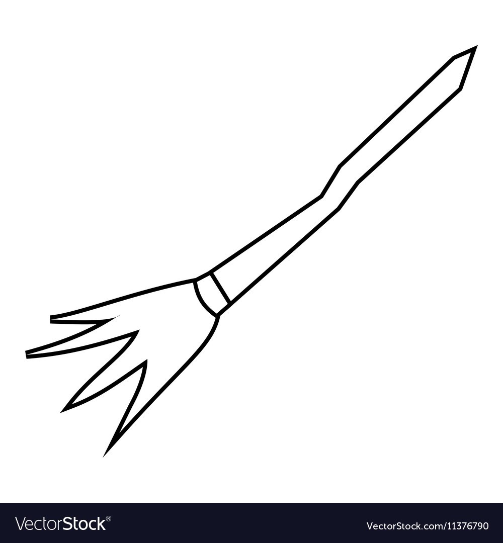 1000x1080 Witch On Broomstick Outline