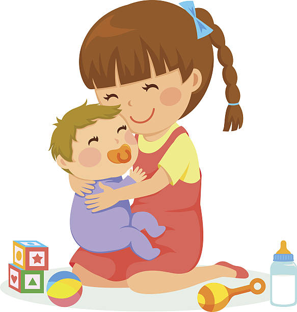 583x612 Sister Clipart