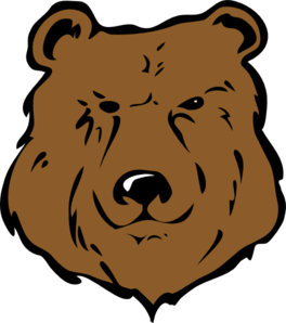 264x298 Brown Bear Head Drawing Clip Art Craft Bear Head, Clip Art