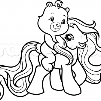 336x336 Brown Bear Face Drawing Polar Step