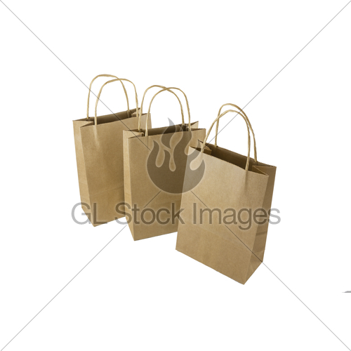 500x500 Paper Shopping Bags Gl Stock Images
