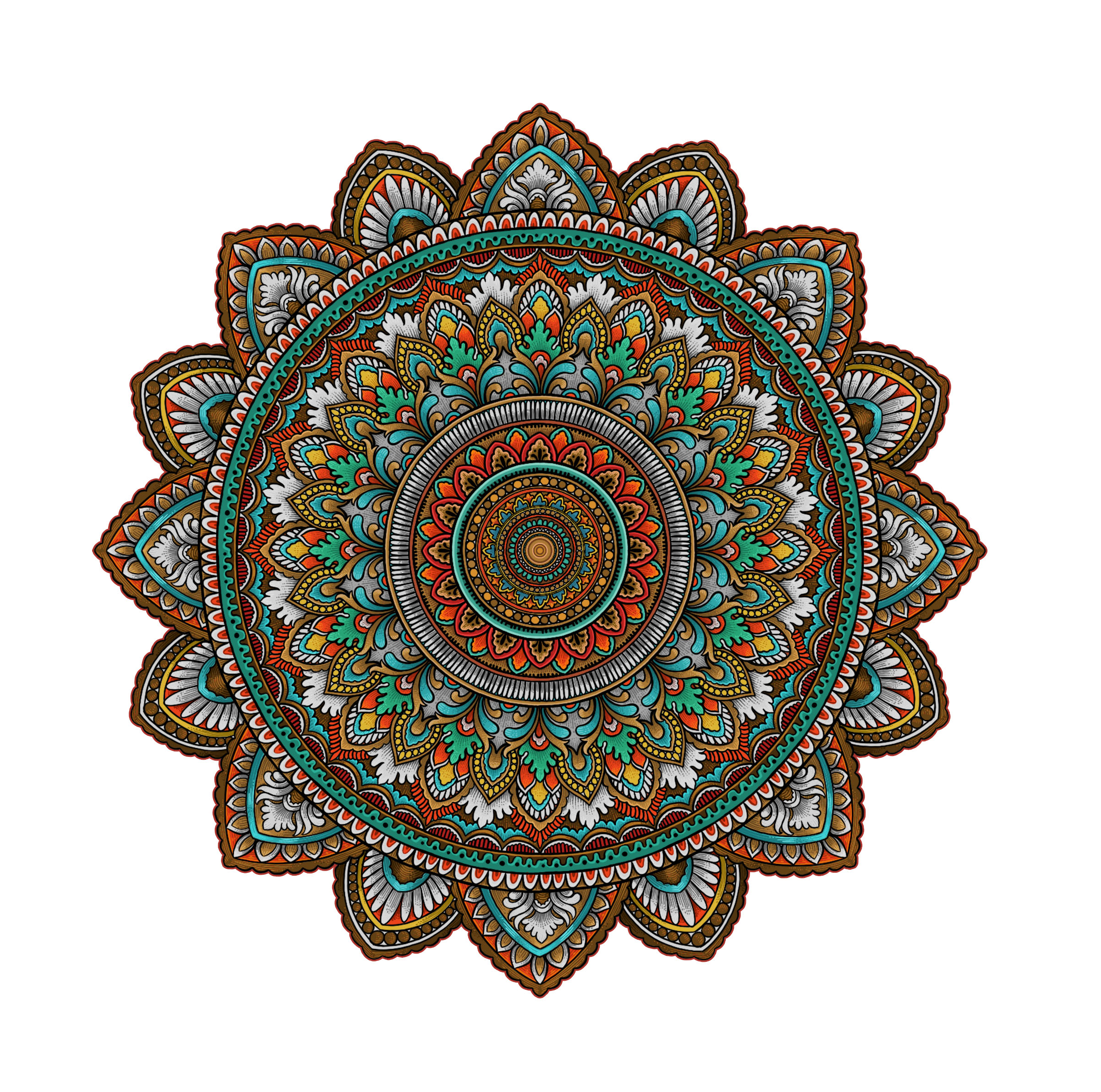 2403x2382 How To Make Ornate Mandala Art With Radial Symmetry