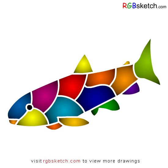 550x550 How To Draw Brown Trout