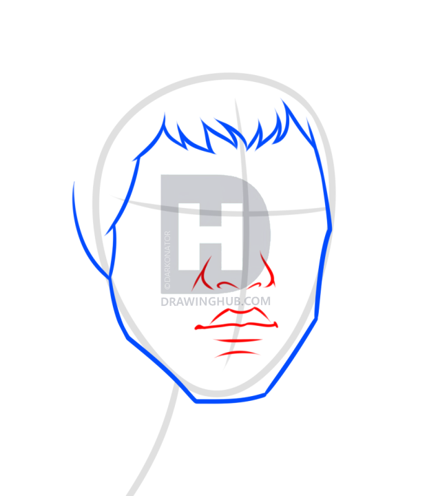 636x720 Drawing Bruce Lee, Step