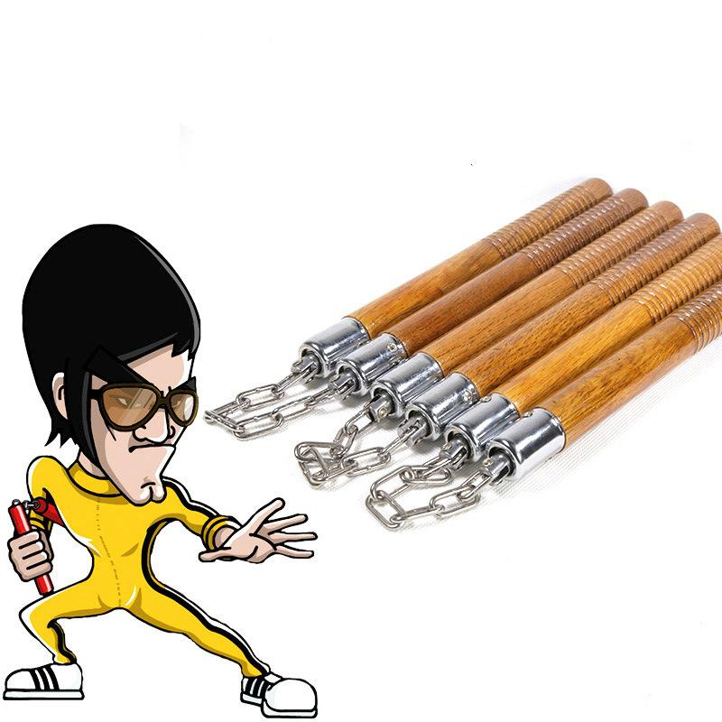 800x800 Bruce Lee Kung Fu Nunchaku Martial Arts Equipments Solid