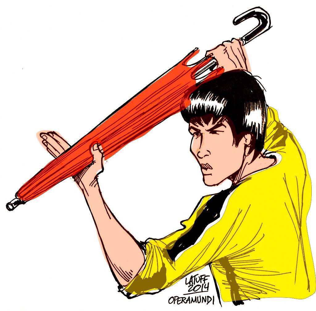 1024x1007 Bruce Lee Latuff Cartoons