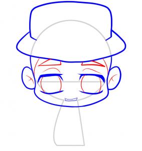 283x302 Draw Chibi Bruno Mars, Step