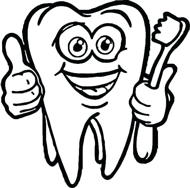 618x612 Tooth Coloring