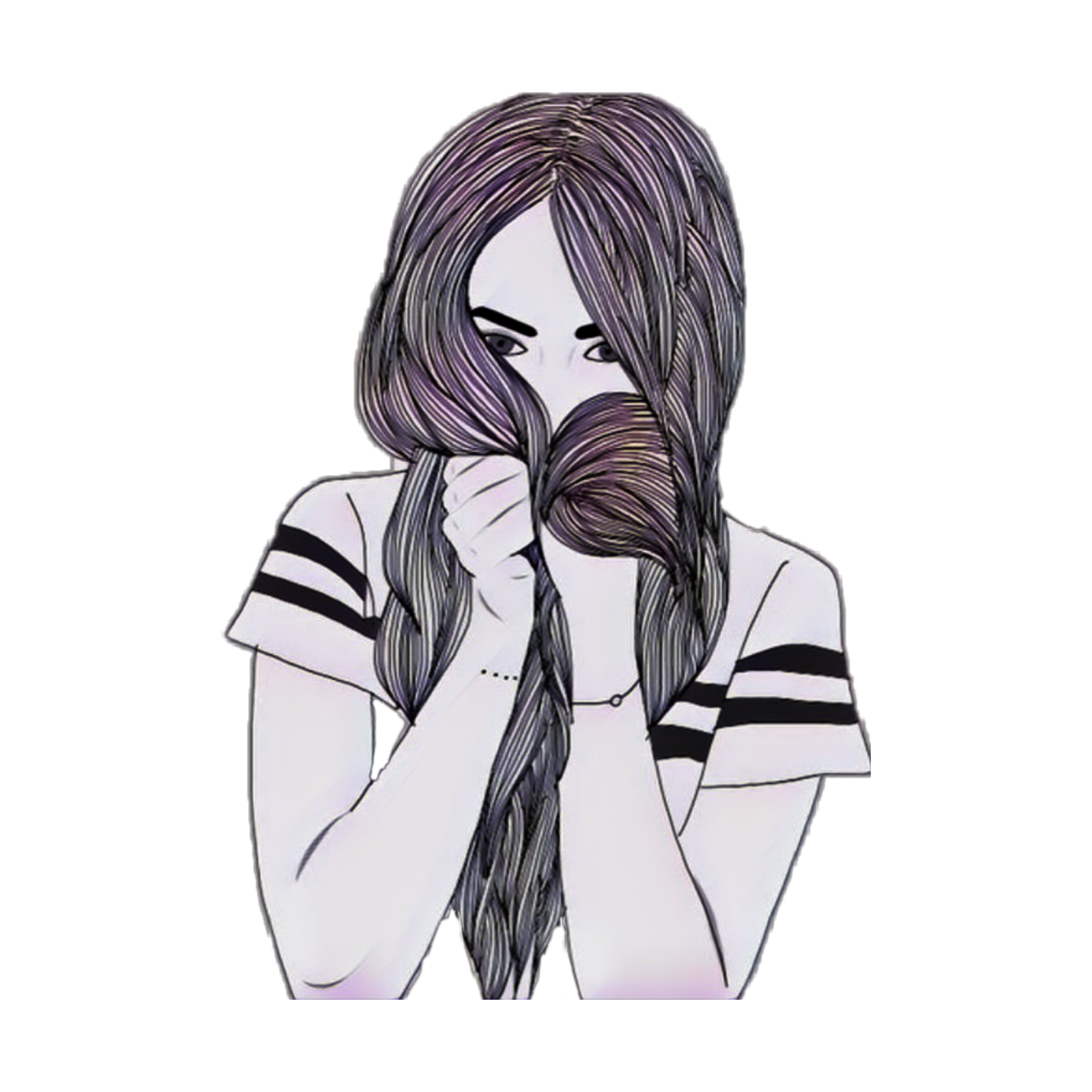 2202x2202 Girl Anime Drawings Draw Paint