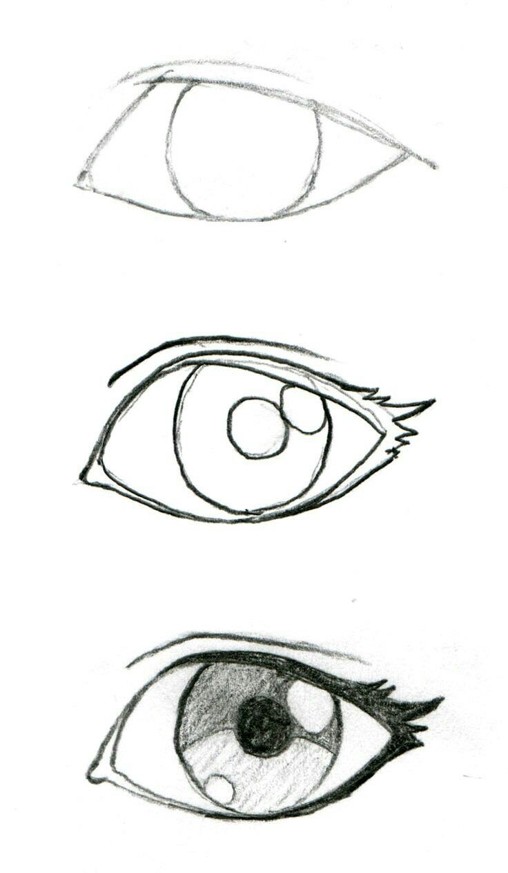736x1263 Drawing In Como Dibujar Ojos Anime