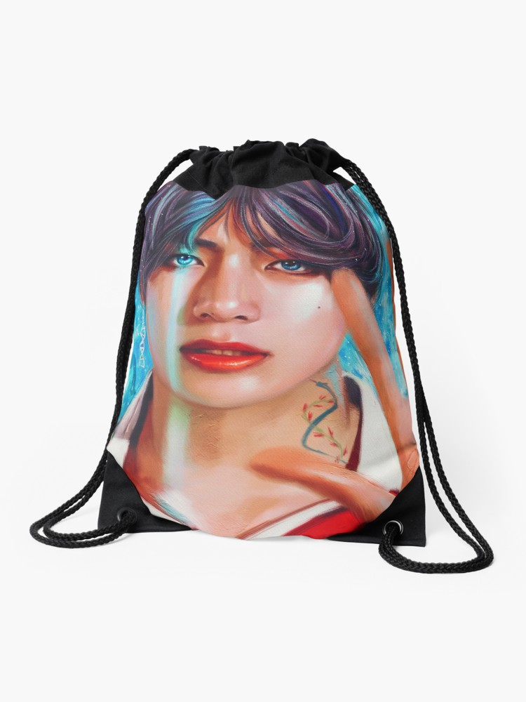 750x1000 Btsdna Kim Taehyung Drawstring Bag