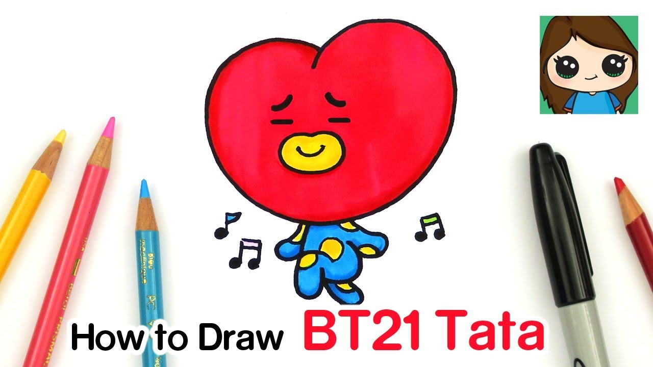 1280x720 how to draw tata bts v persona