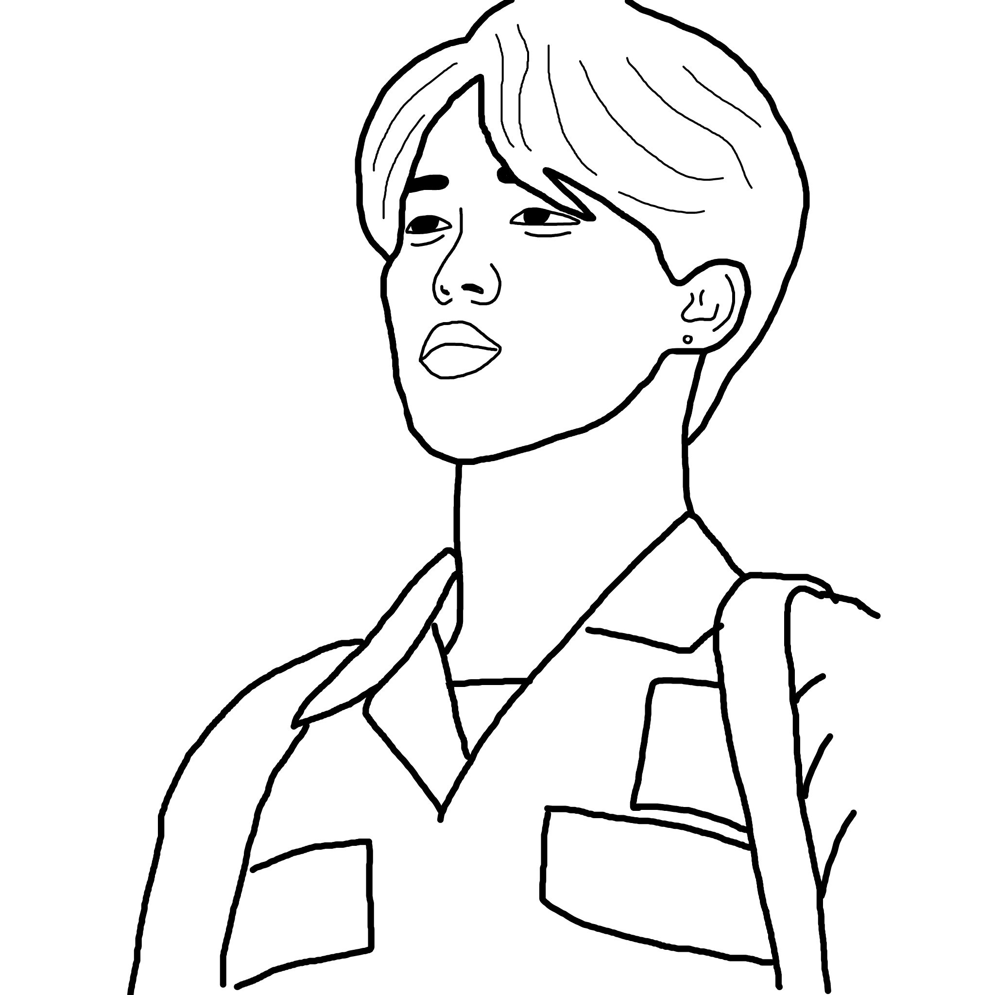 Bts Drawing Png Images Bts Drawing Clipart Free Download Bts - PDMREA