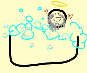 300x250 pewdiepie in a bubble bath