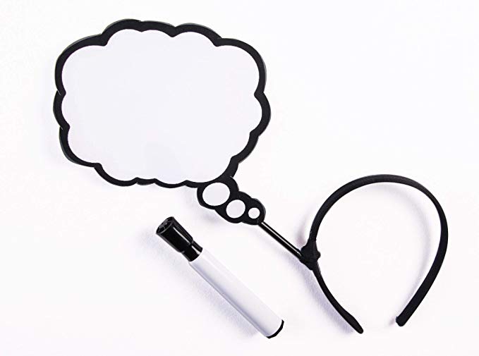 679x505 Forum Thought Bubble Erase Board Headband One Size