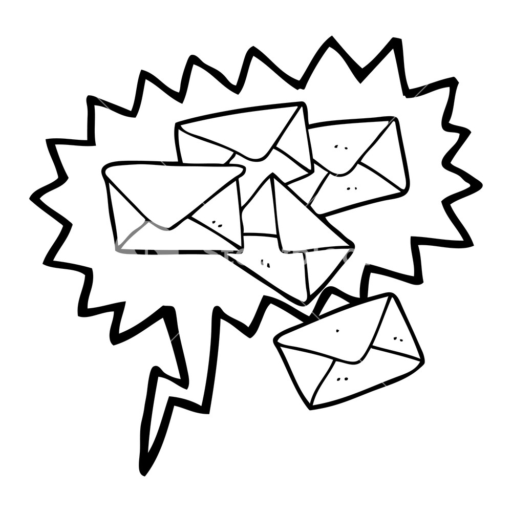 1000x1000 Freehand Drawn Speech Bubble Cartoon Letters Royalty Free Stock