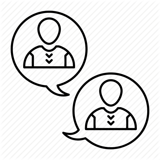 512x512 Bubble, Discussion, Employees, User Icon