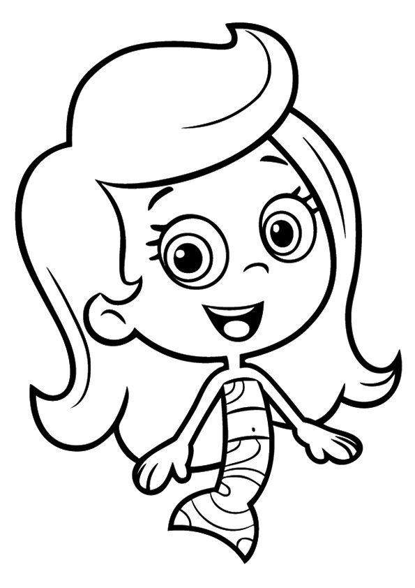 595x842 Print Coloring Image Familia Bubble Guppies Coloring Pages