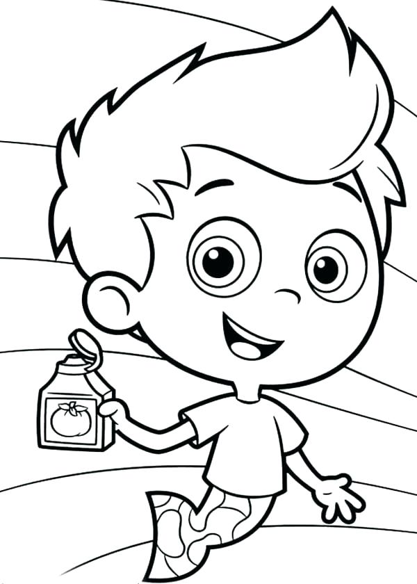 600x840 bubble guppies coloring