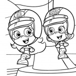 150x150 bubble guppies coloring pages para line drawing