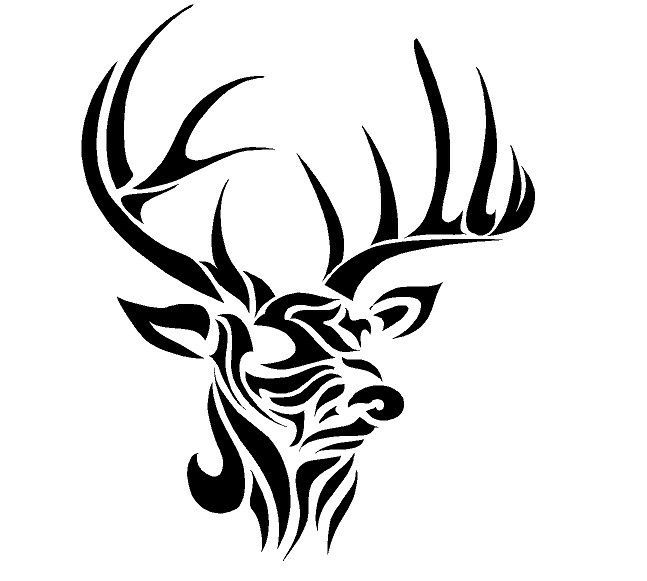 647x581 Silhoette Tattoos Buck Drawings Ideas And Designs