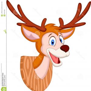 300x300 Photostock Vector Drawing Sketch Style Illustration Of A Red Deer