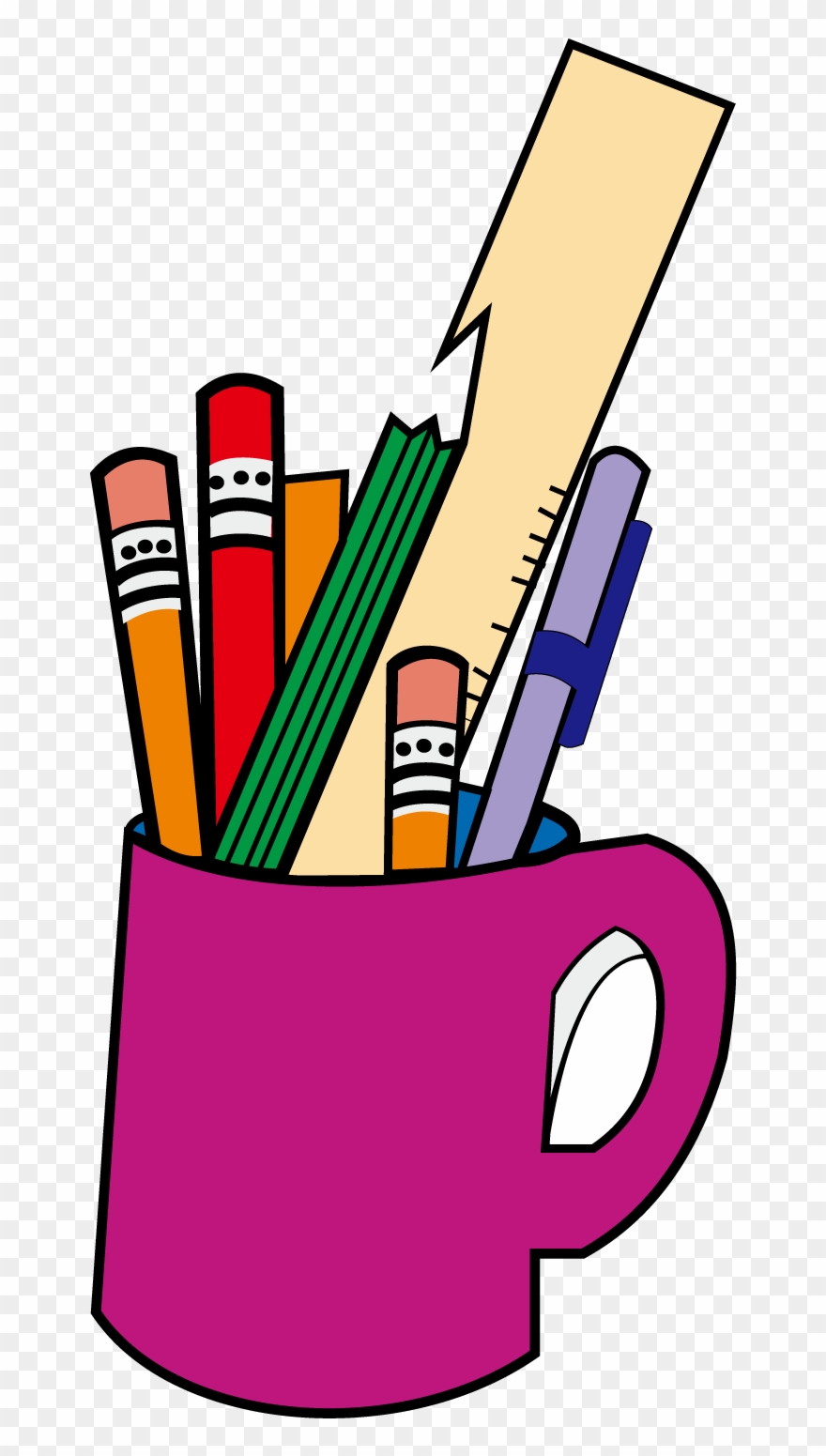 880x1551 Bucket Drawing Pencil