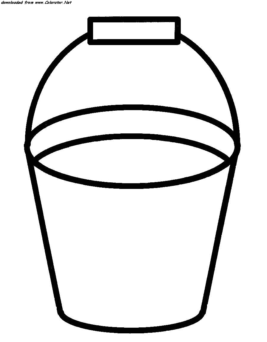 895x1146 free bucket drawing download clip art on at filler coloring