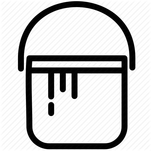 512x512 Art, Brush, Bucket, Color, Drawing, Graphic, Paint Icon