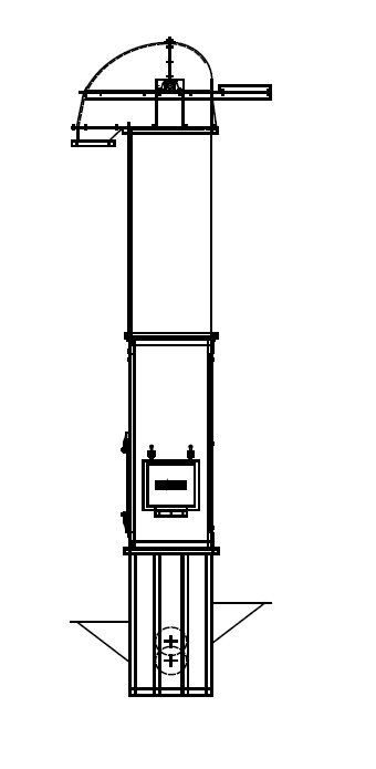 340x695 Mfsyork Bph Bucket Elevator With X Buckets On Spacing