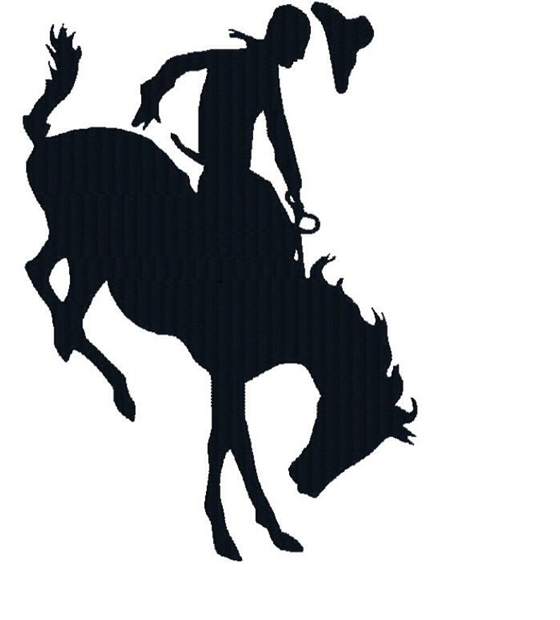 794x880 Huge Collection Of 'bucking Bronco Silhouette' Download More Than