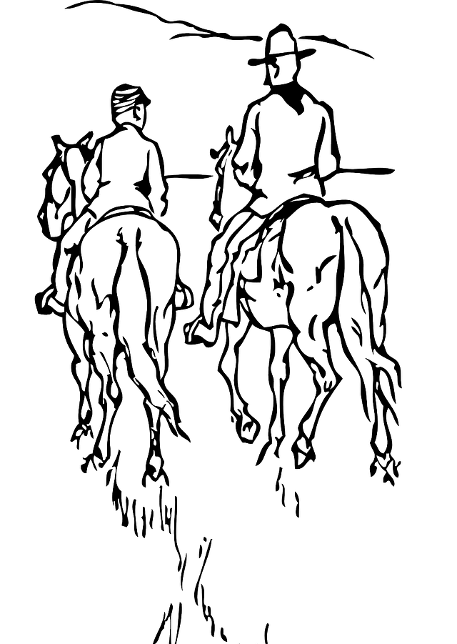 640x901 Ranch Drawing Horse Transparent Png Clipart Free Download