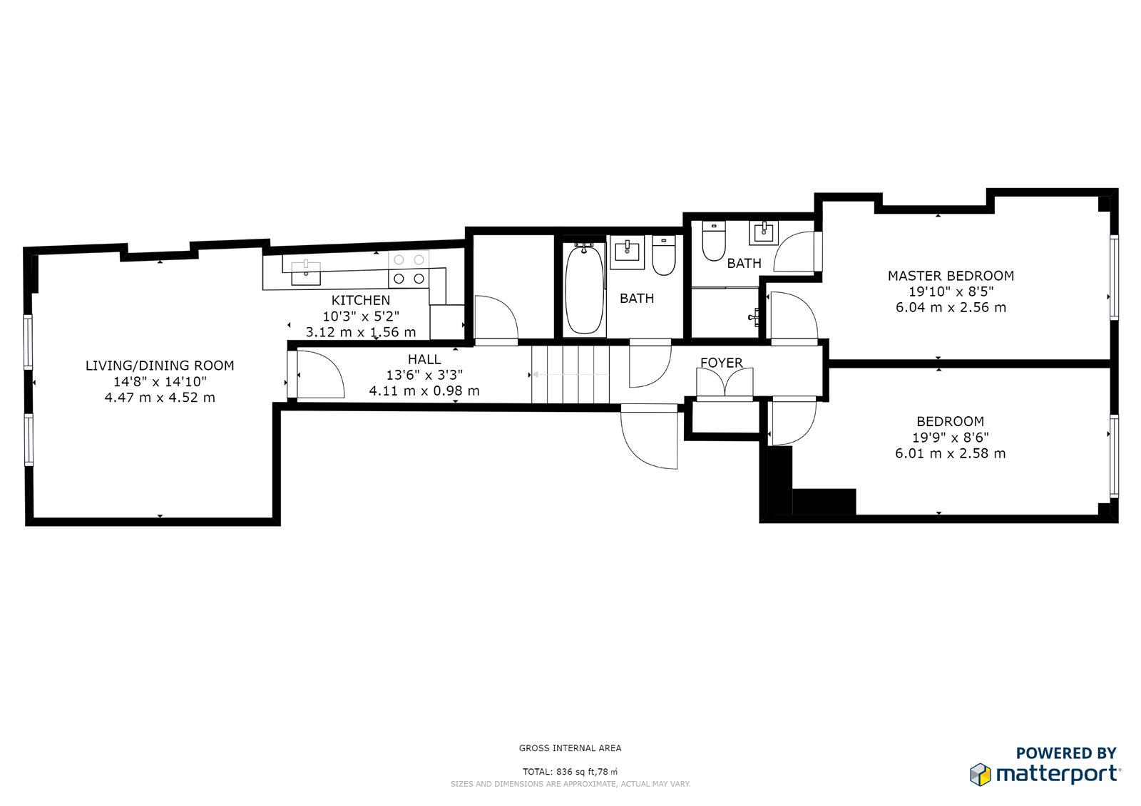 1600x1131 Buckingham Palace Road, London Bedroom Flat For Sale