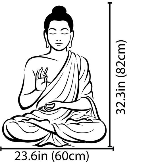 570x570 Buddha Drawing Free Download