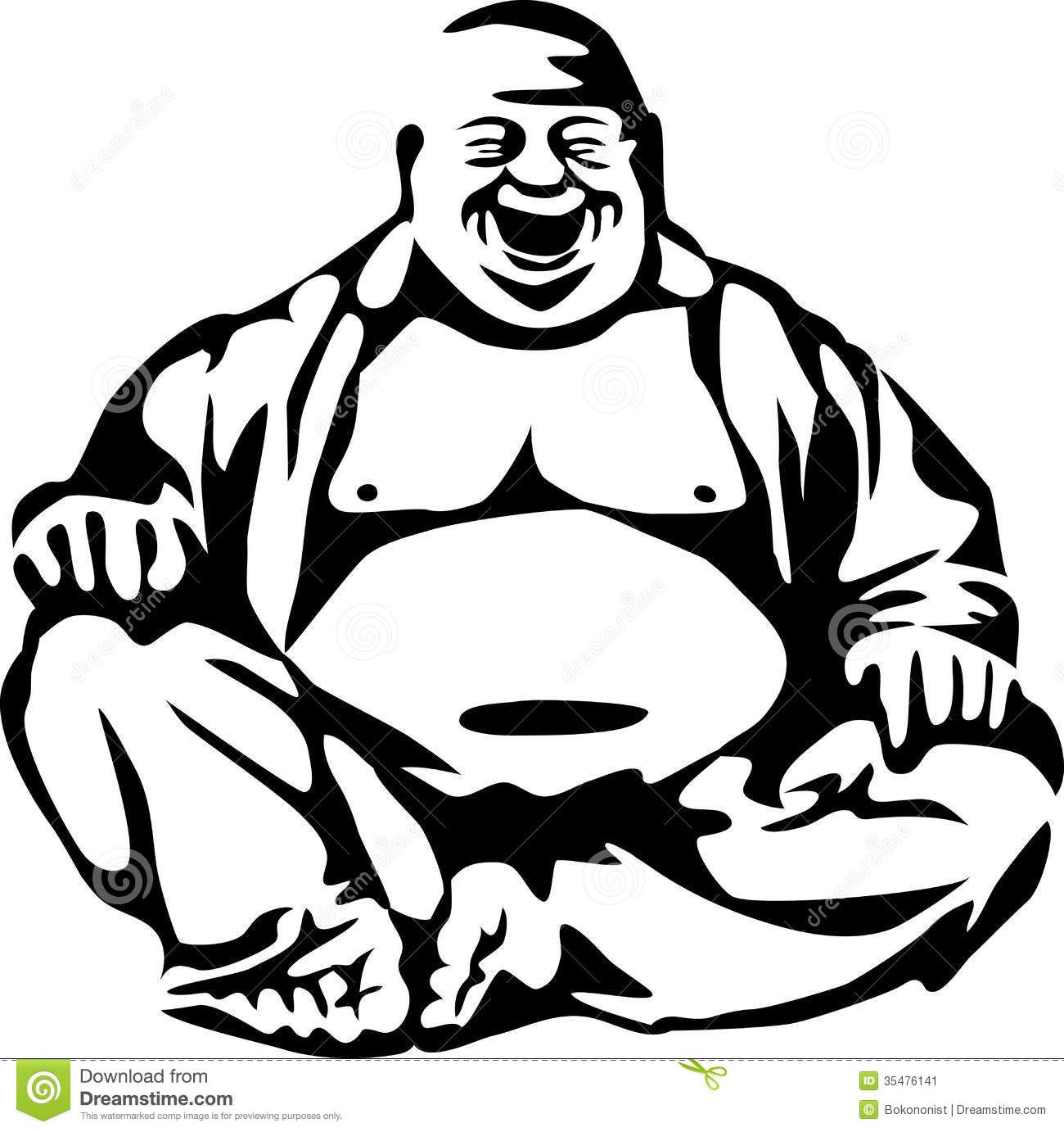 Buddha Cartoon Drawing