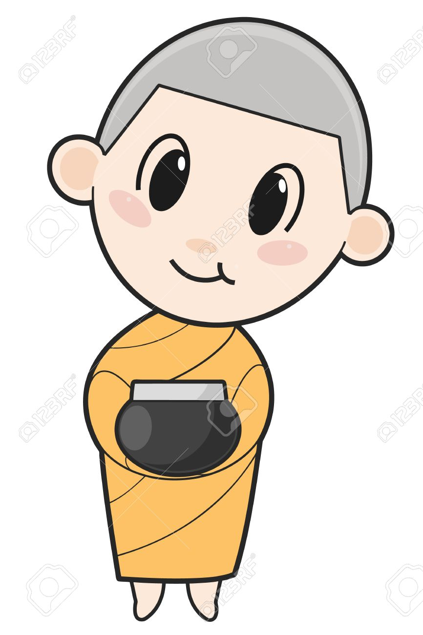 866x1300 Buddha Cartoon Drawing Hand Drawn Cartoon Character Happy Buddhist