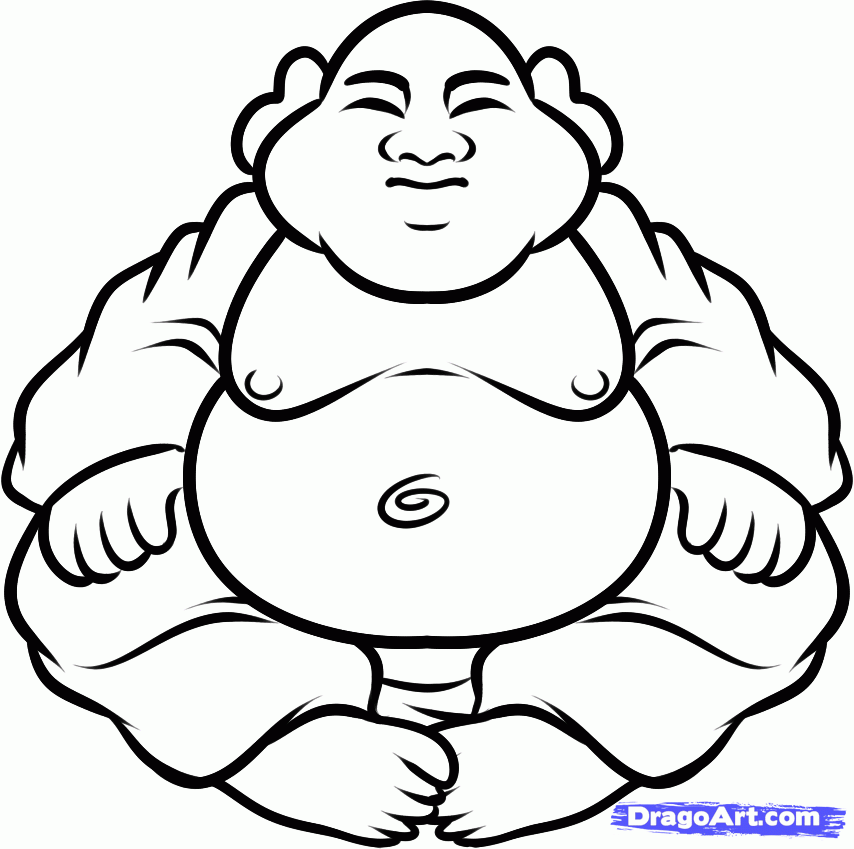 854x849 Buddha Cartoon Pictures