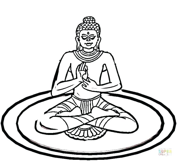 750x679 Buddha Coloring Pages Save Resource Free Printable Buddha Coloring