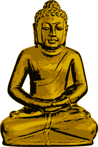 200x300 Free Buddha Vector Art