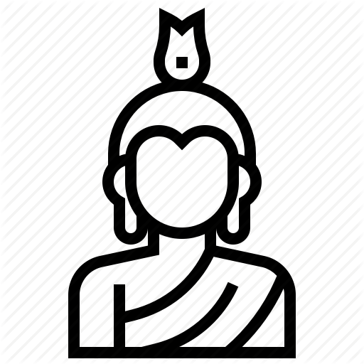 512x512 Drawing Buddha Figure Transparent Png Clipart Free Download