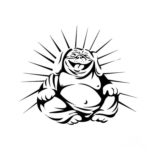 600x600 Laughing Buddha Art Fine Art America