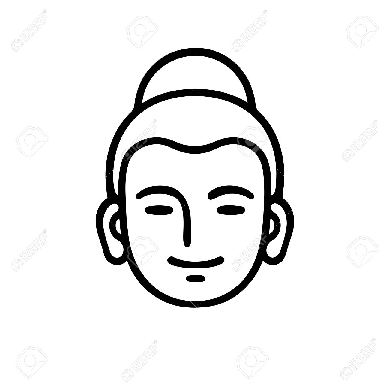 1300x1300 Collection Of Free Zen Drawing Buddha Download On Ui Ex