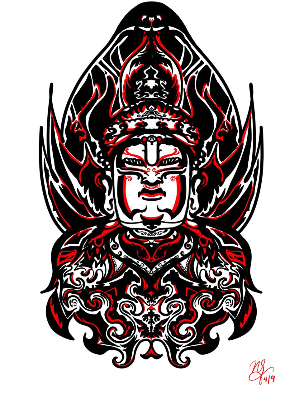 960x1280 I Drew Avalokiteswarauddha Inspired