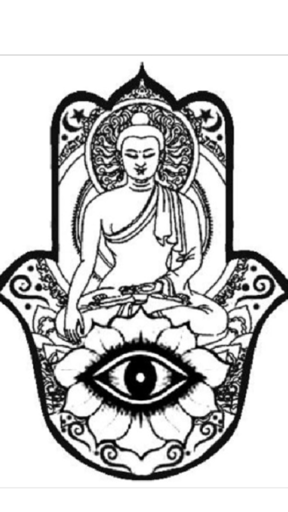 577x1024 Tattoos Hamsa Hand Tattoo, Buddha Tattoos